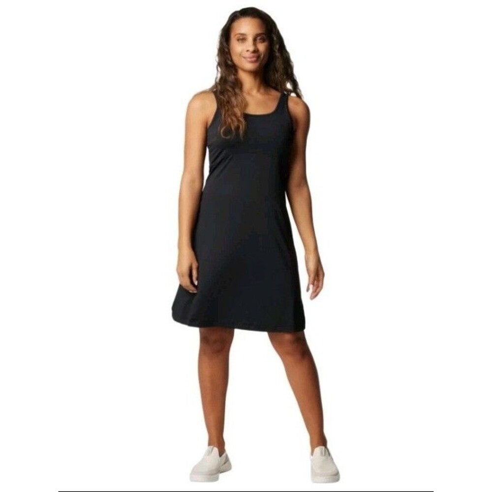 NWT Columbia PFG Omni-Freeze Freezer III Black Cooling Tank Dress S UPF 50